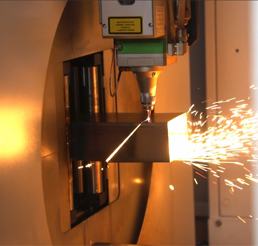Laser profile cutting